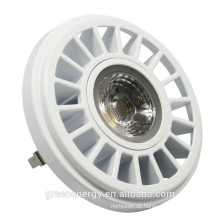 neue designed TUV CE 30 grad 12 V AC / DC weiß silber 11 Watt 15 Watt COB AR111 LED lampen